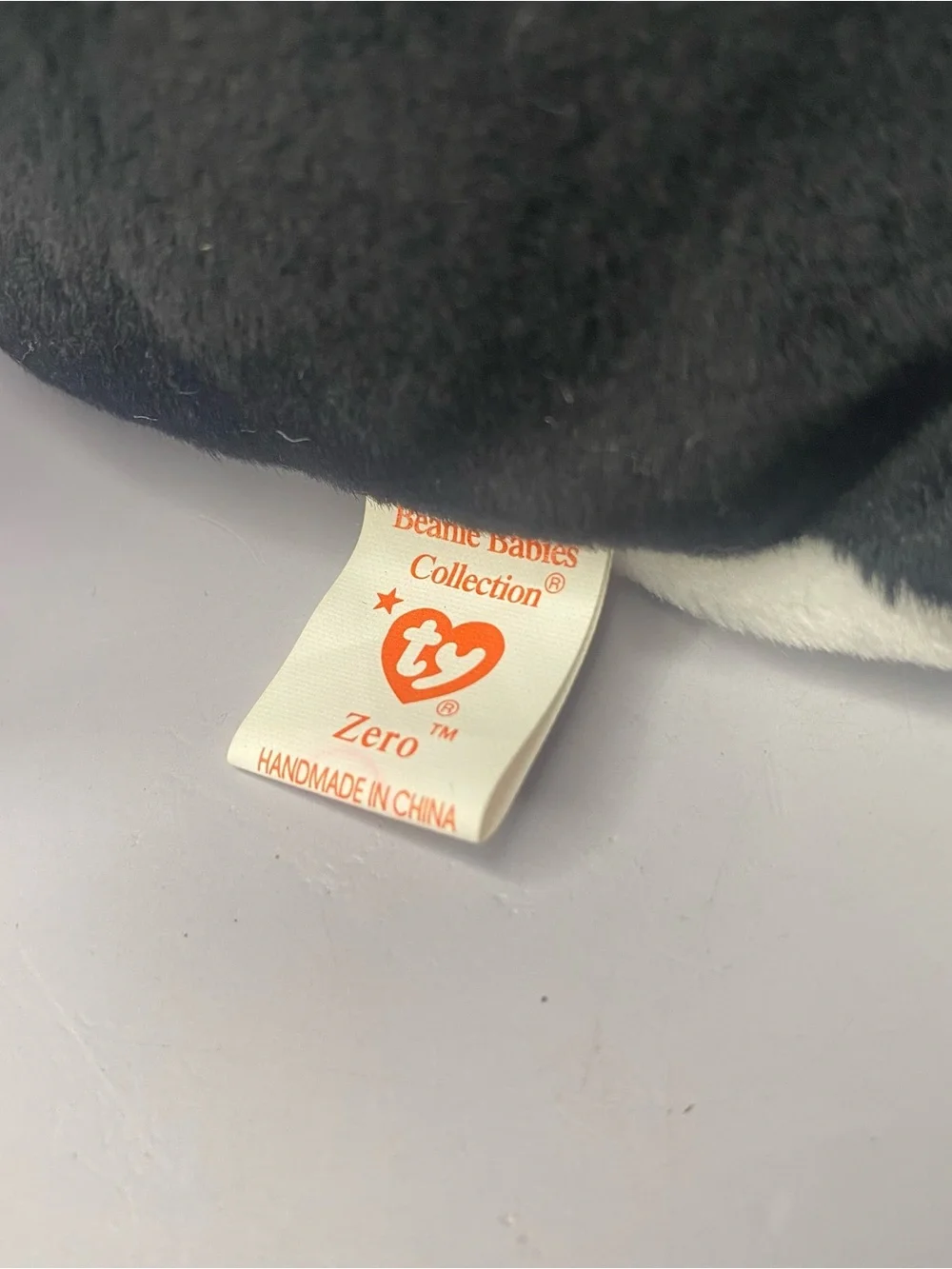 Vintage TY Original 1998 Holiday Teddy Beanie Baby & Zero The Penguin New W/tags